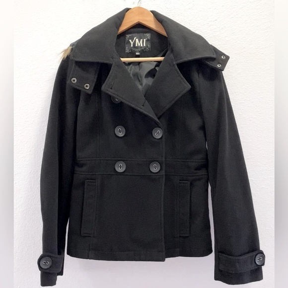 Double Breasted Pea Coat - Picture 2 of 5